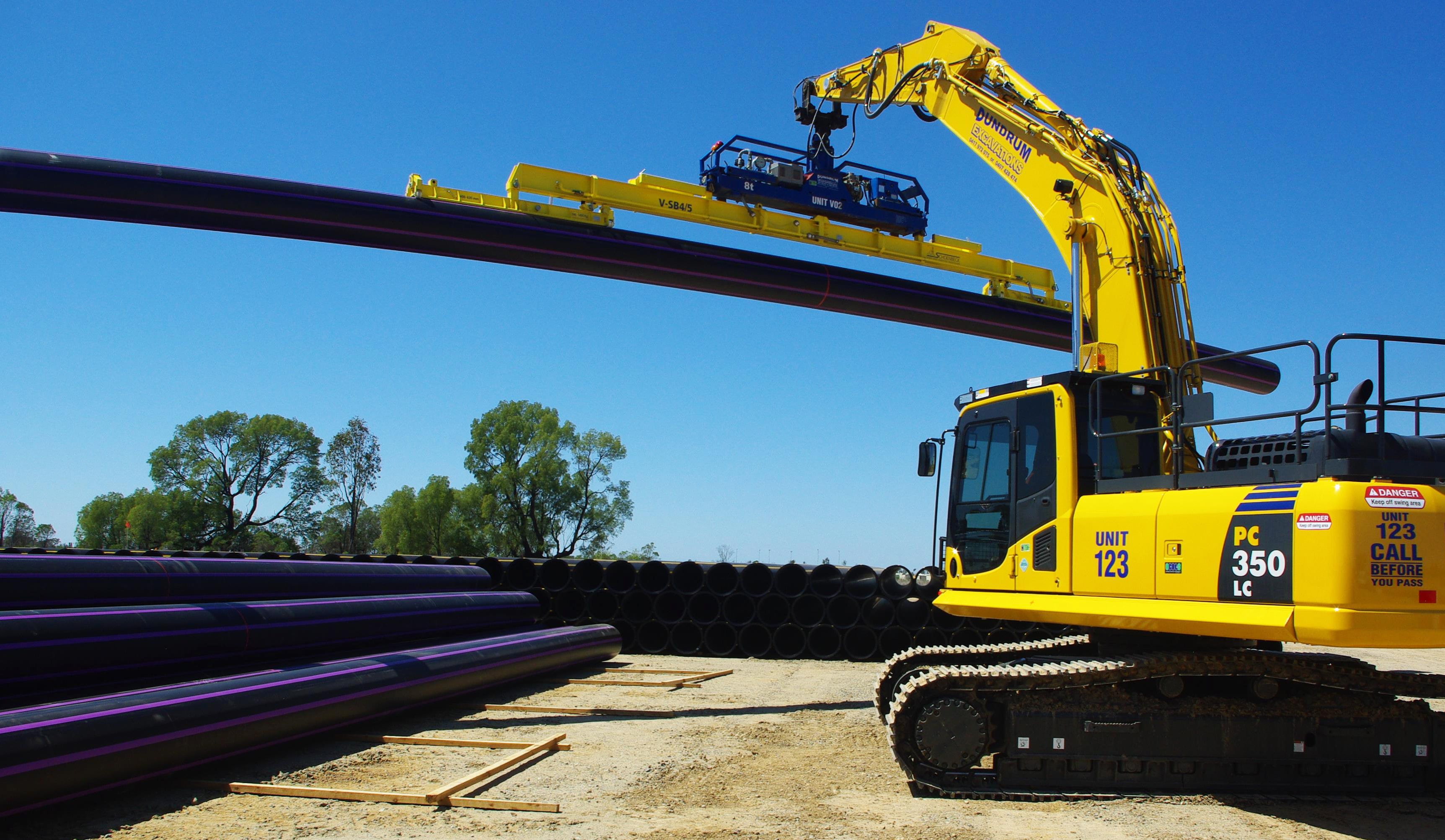 Vacuum Pipe Lifters International Pipeline Services (IPS)